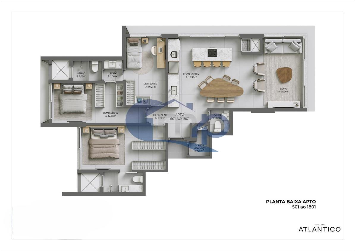 Apartamento, 3 quartos, 100 m² - Foto 20