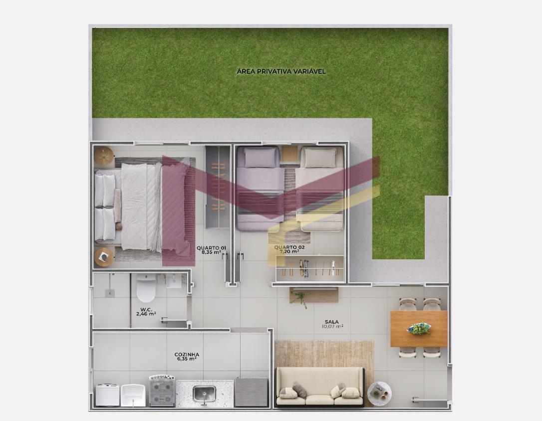 Apartamento, 2 quartos, 40 m² - Foto 26