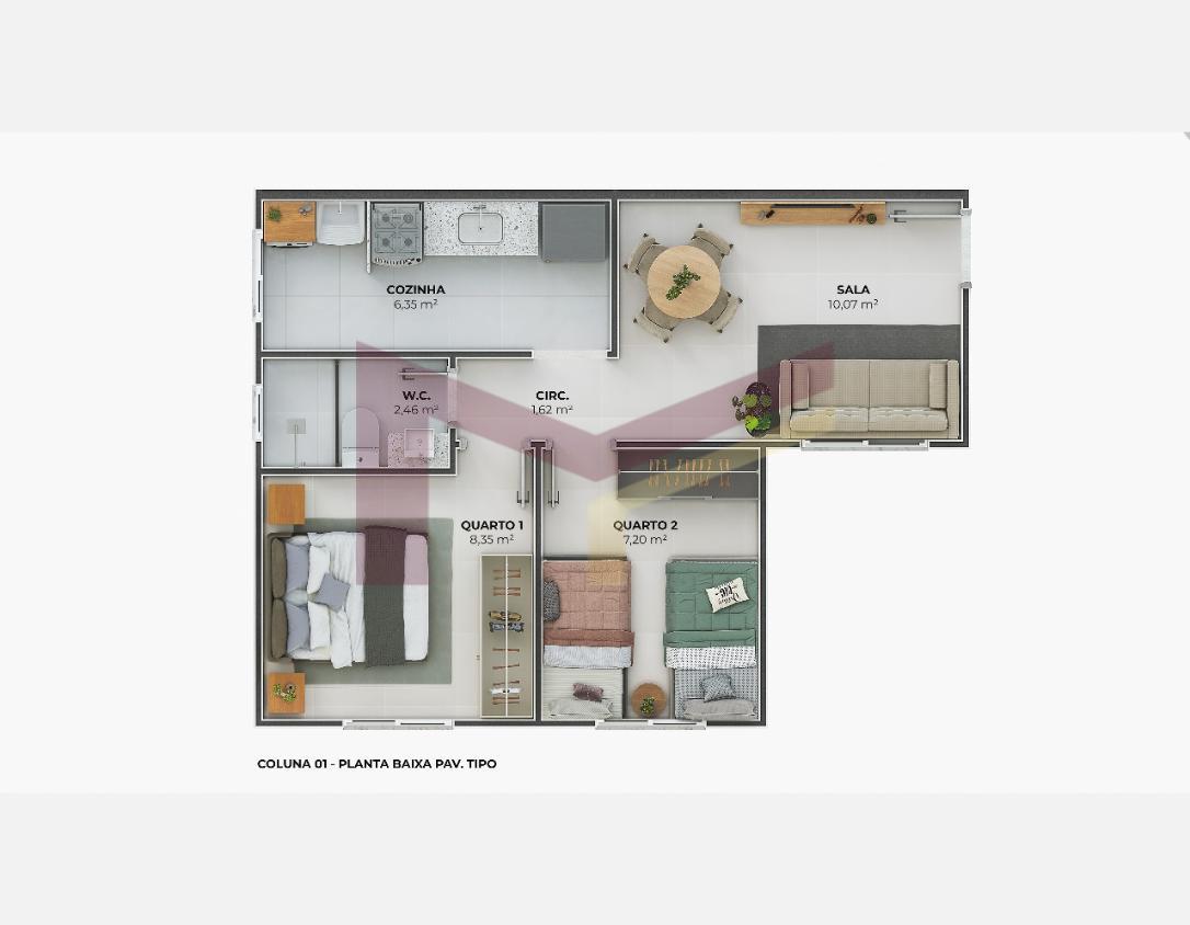 Apartamento à venda com 2 quartos, 40m² - Foto 27