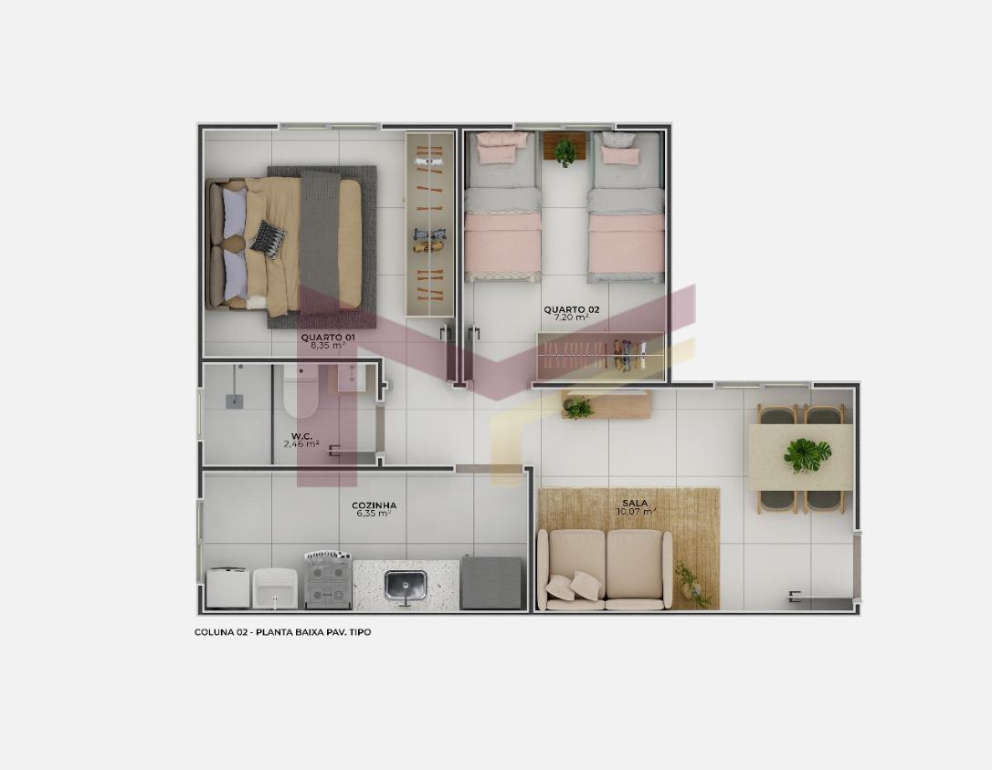 Apartamento à venda com 2 quartos, 40m² - Foto 26