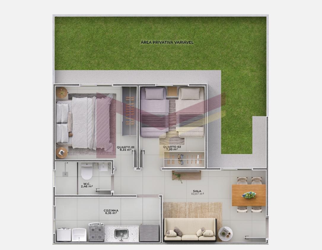 Apartamento à venda com 2 quartos, 40m² - Foto 25