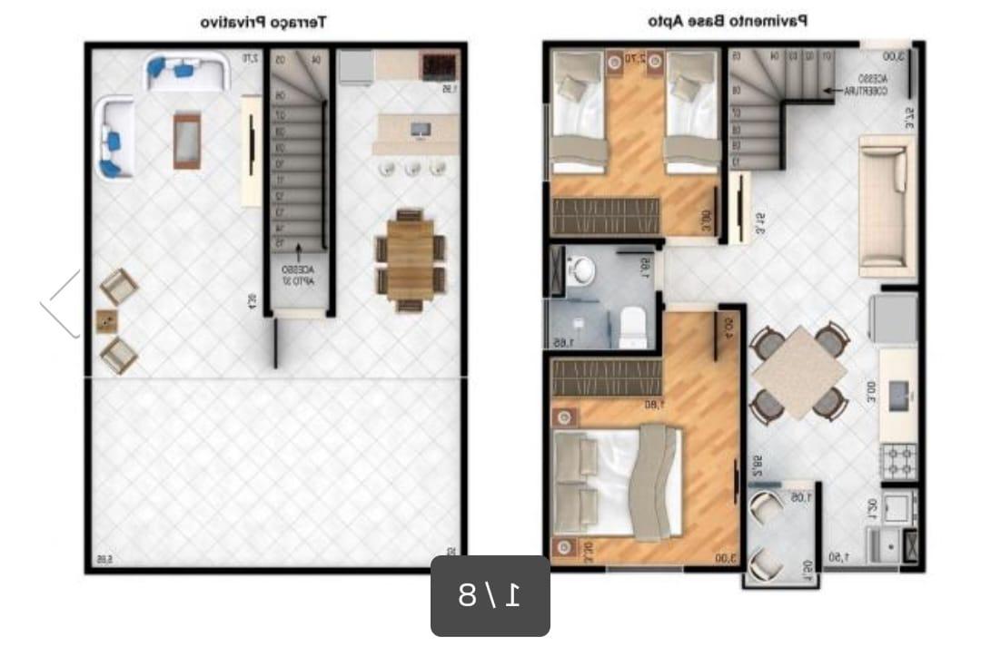 Cobertura à venda com 2 quartos, 104m² - Foto 4