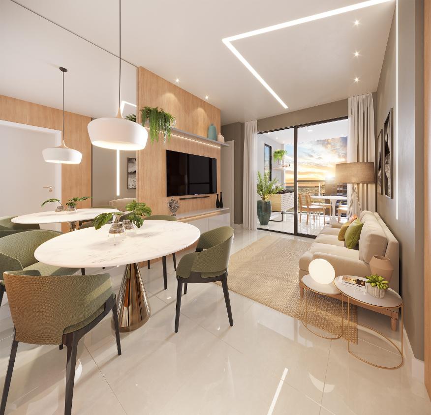 Apartamento á venda com 2 quartos no Boulevard Residencial | Jockey de Itaparica, Vila Velha