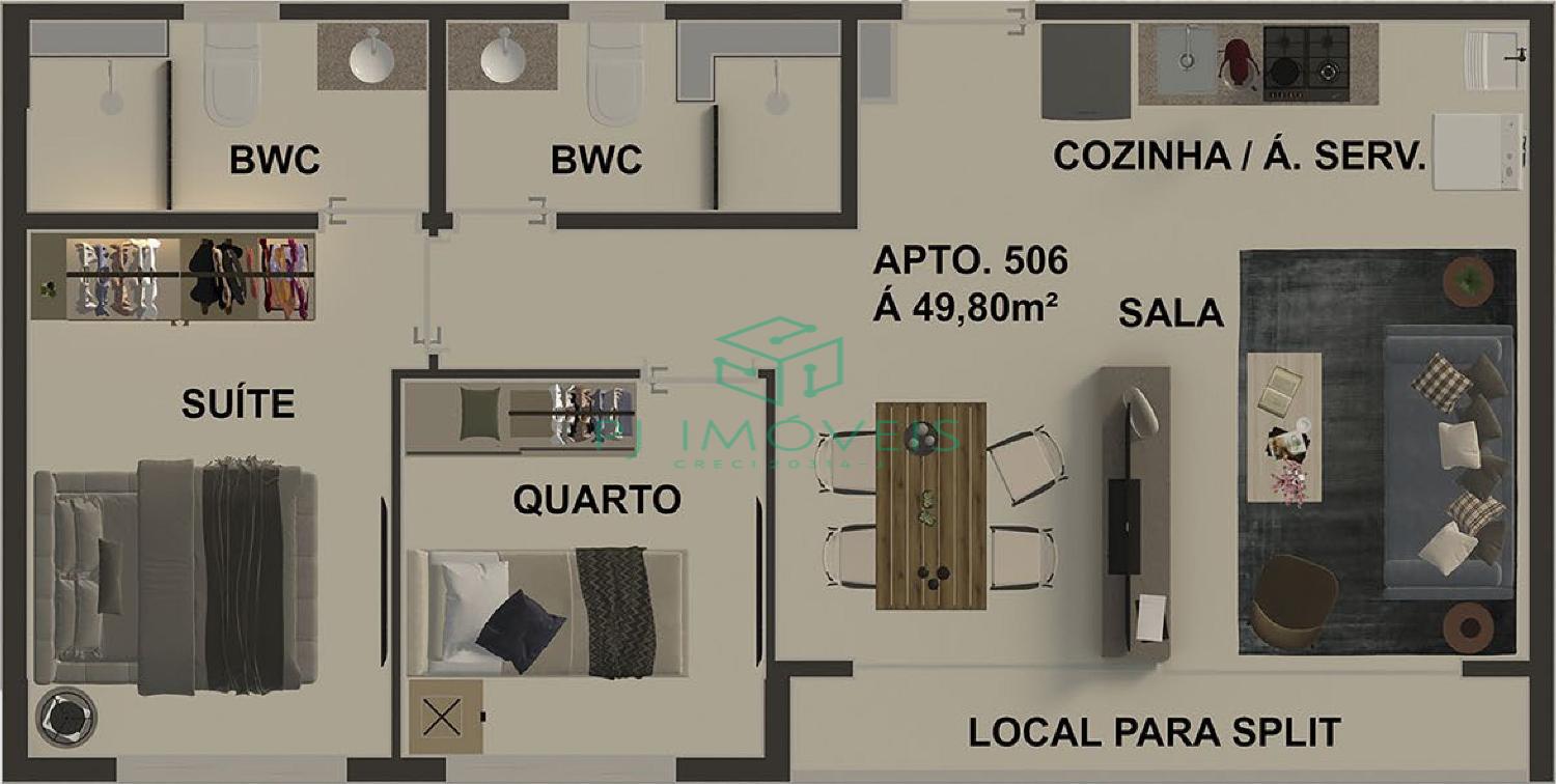 Apartamento à venda com 1 quarto, 23m² - Foto 11