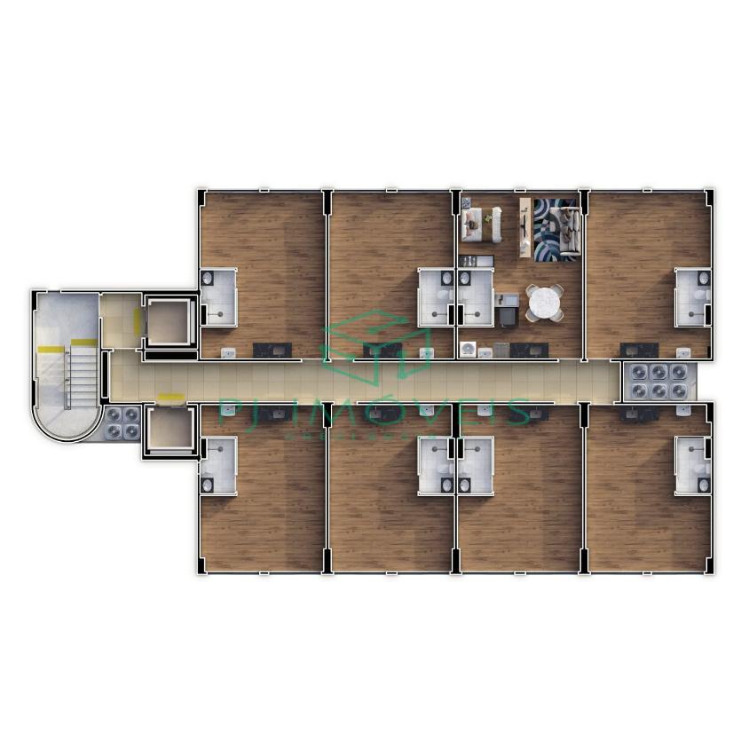 Apartamento, 1 quarto, 33 m² - Foto 11
