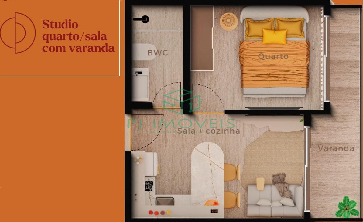 Apartamento, 1 quarto, 21 m² - Foto 14