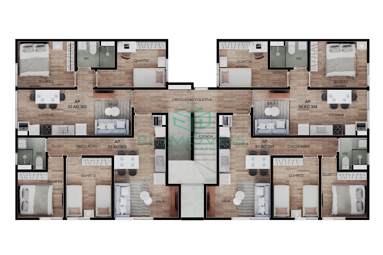 Apartamento à venda com 2 quartos, 36m² - Foto 11