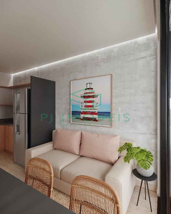 Apartamento à venda com 1 quarto, 34m² - Foto 2