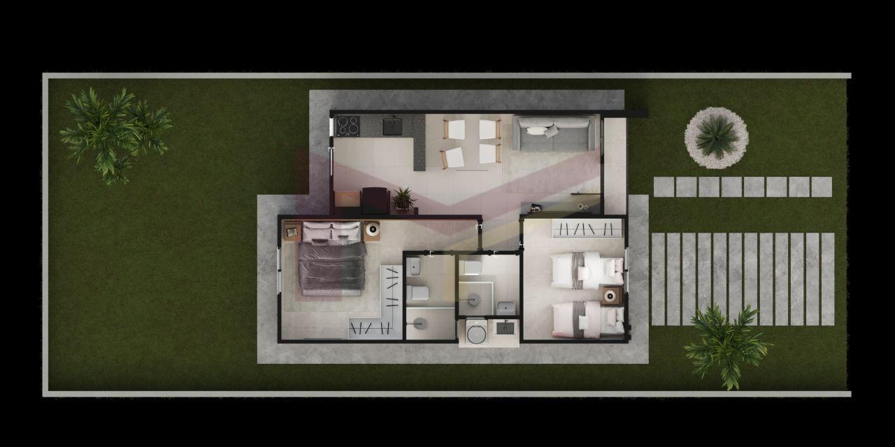 Casa, 2 quartos, 47 m² - Foto 8