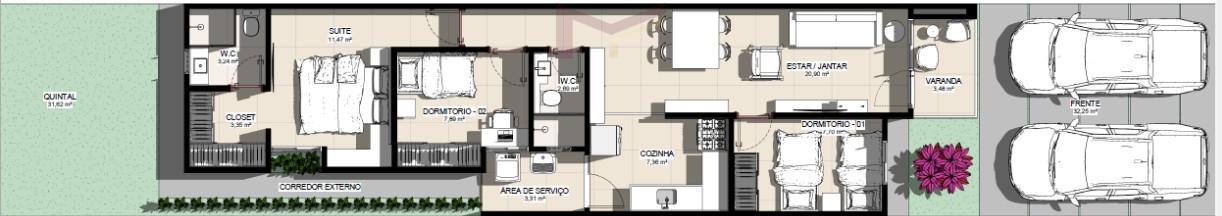 Casa, 3 quartos, 86 m² - Foto 12