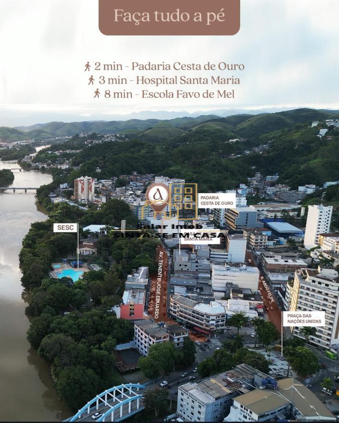 Apartamento à venda com 1 quarto, 54m² - Foto 2