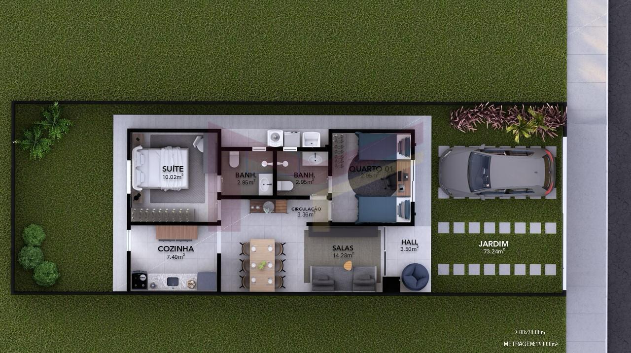 Casa de Condomínio, 2 quartos - Foto 15