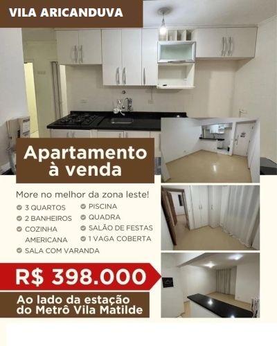 Apartamento, 3 quartos, 60 m² - Foto 1