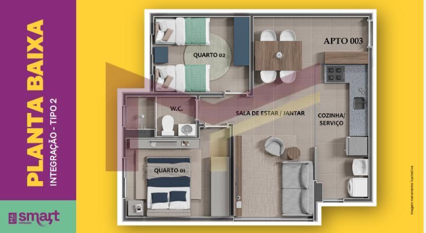 Apartamento, 2 quartos, 45 m² - Foto 19