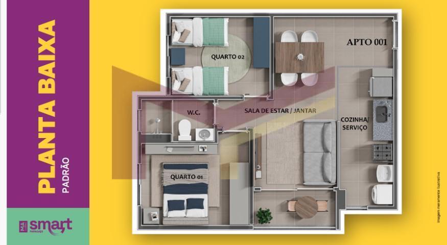 Apartamento, 2 quartos, 45 m² - Foto 18