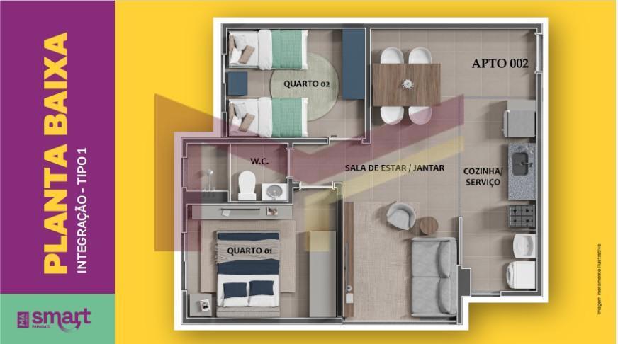 Apartamento, 2 quartos, 45 m² - Foto 17