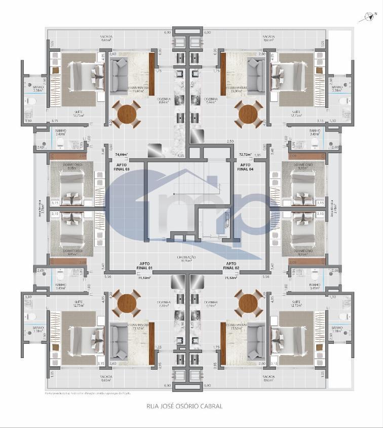 Apartamento à venda com 2 quartos, 71m² - Foto 18