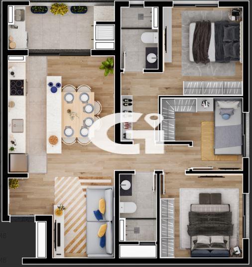 Apartamento, 3 quartos, 76 m² - Foto 19