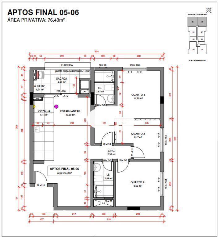 Apartamento, 3 quartos, 76 m² - Foto 20