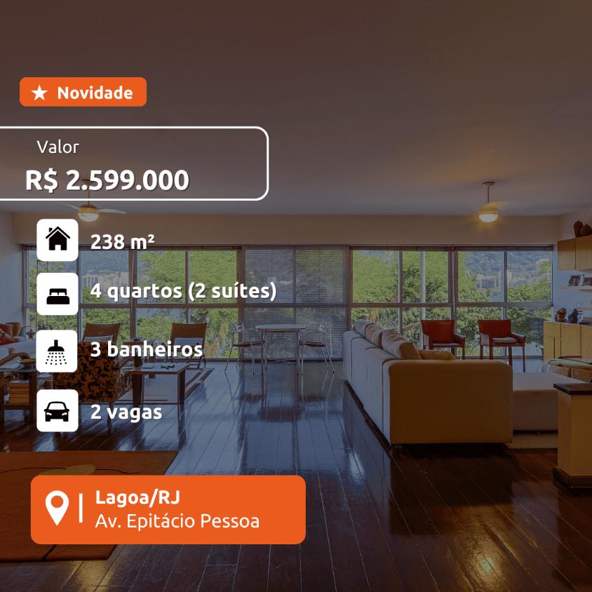 Apartamento à venda com 4 quartos, 238m² - Foto 1