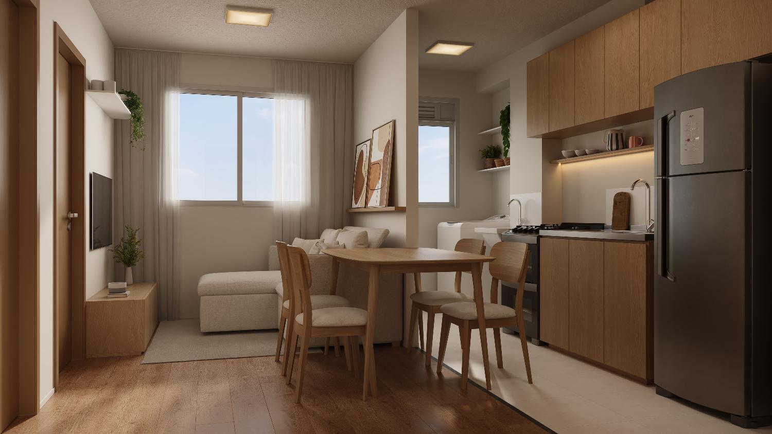 Apartamento, 2 quartos, 38 m² - Foto 2