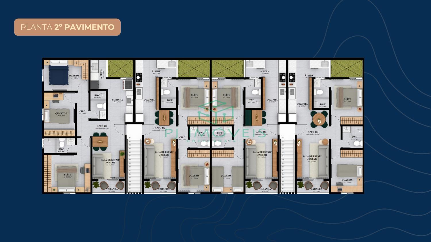 Apartamento, 2 quartos, 54 m² - Foto 12