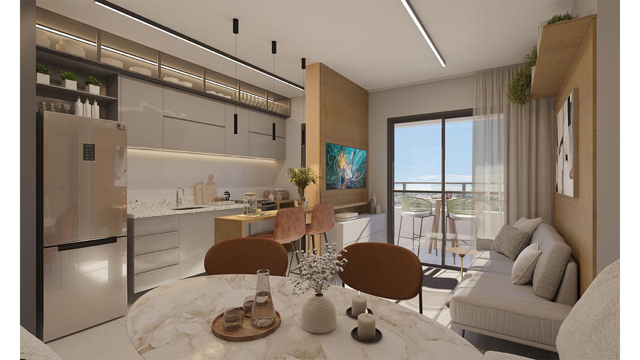 Apartamento, 2 quartos, 54 m² - Foto 2