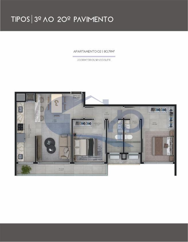 Apartamento, 2 quartos, 70 m² - Foto 38