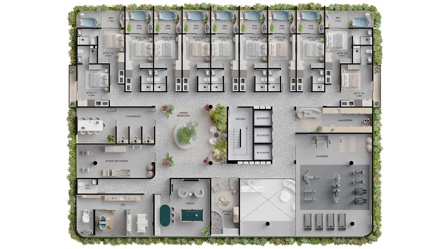 Flat/Apart Hotel, 1 quarto, 20 m² - Foto 21