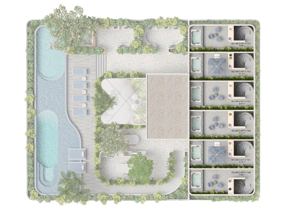 Flat/Apart Hotel, 1 quarto, 20 m² - Foto 25