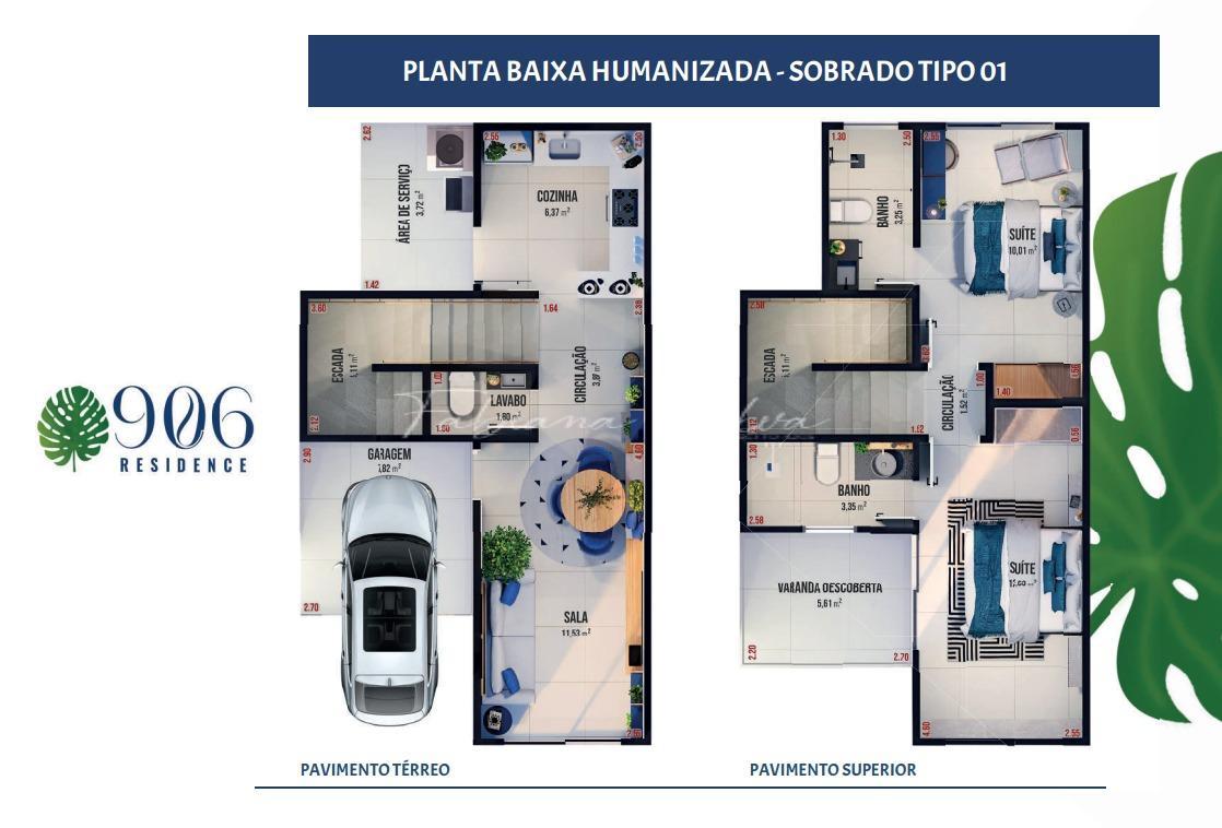 Sobrado, 2 quartos, 81 m² - Foto 19