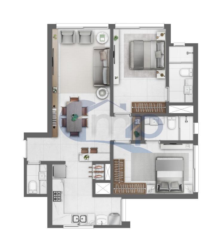 Apartamento, 2 quartos, 82 m² - Foto 16