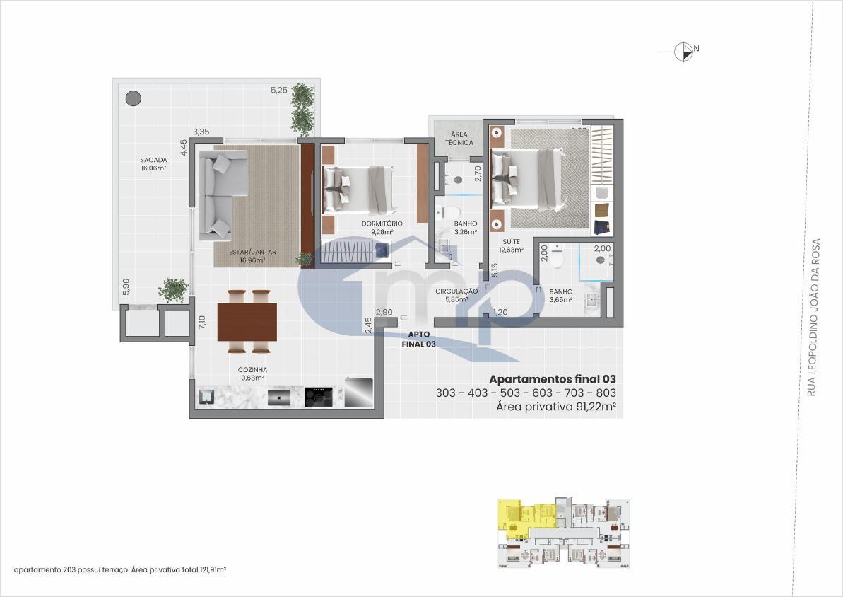 Apartamento, 2 quartos, 91 m² - Foto 28