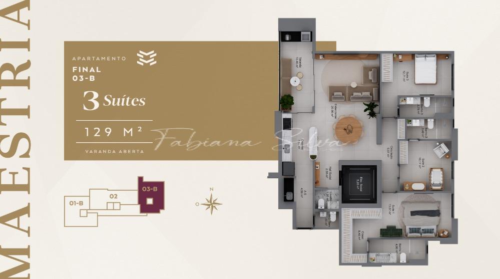 Apartamento, 3 quartos, 132 m² - Foto 10