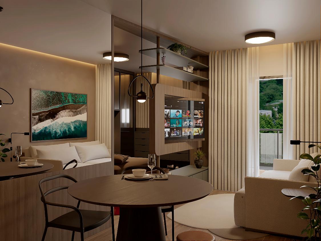 Apartamento, 1 quarto, 44 m² - Foto 1
