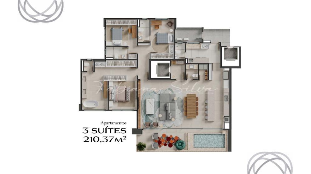 Apartamento, 3 quartos, 210 m² - Foto 5