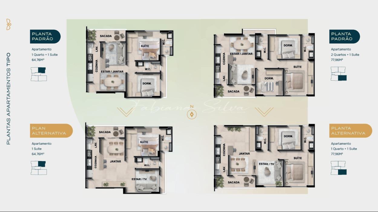 Apartamento, 3 quartos, 77 m² - Foto 6