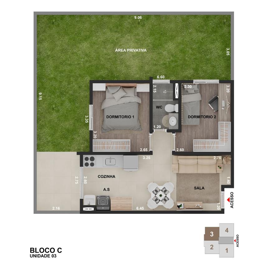 Apartamento, 2 quartos, 42 m² - Foto 8
