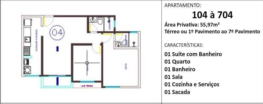 Apartamento, 2 quartos, 58 m² - Foto 17