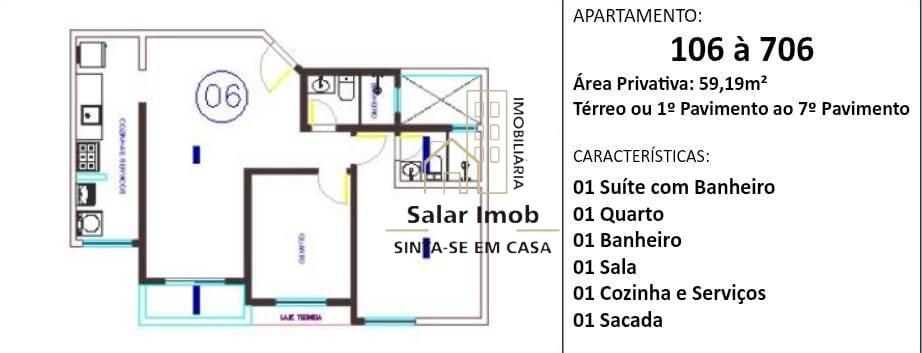 Apartamento, 2 quartos, 58 m² - Foto 12