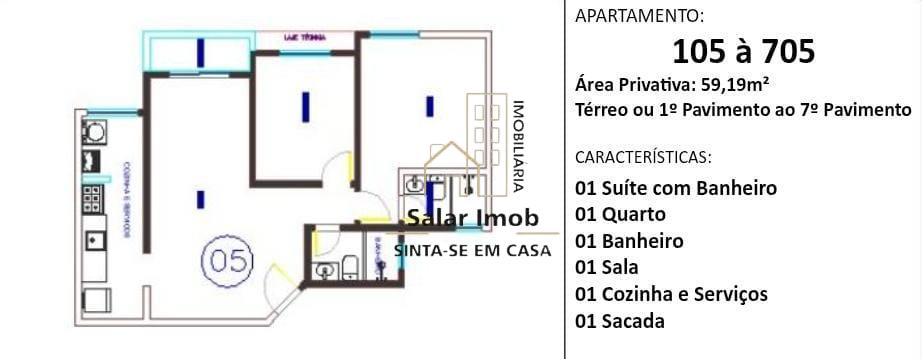 Apartamento, 2 quartos, 58 m² - Foto 13