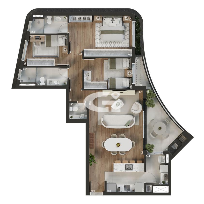 Apartamento, 3 quartos, 111 m² - Foto 3