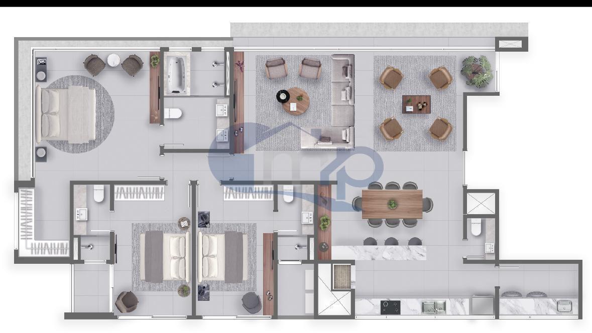 Apartamento, 3 quartos, 186 m² - Foto 15