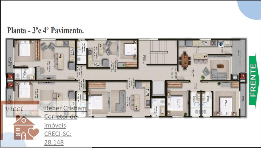 Apartamento, 1 quarto, 38 m² - Foto 10