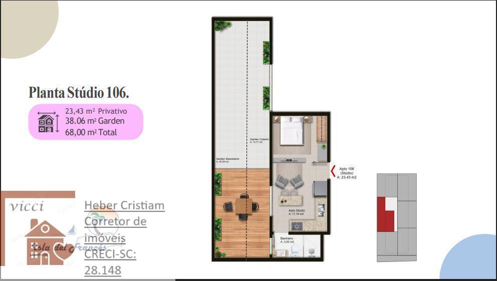 Apartamento, 1 quarto, 38 m² - Foto 13