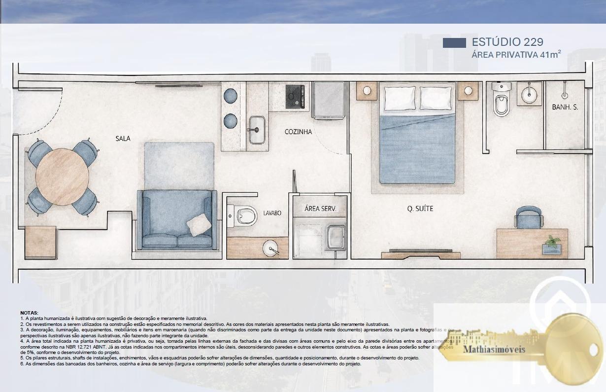 Apartamento, 1 quarto, 41 m² - Foto 21