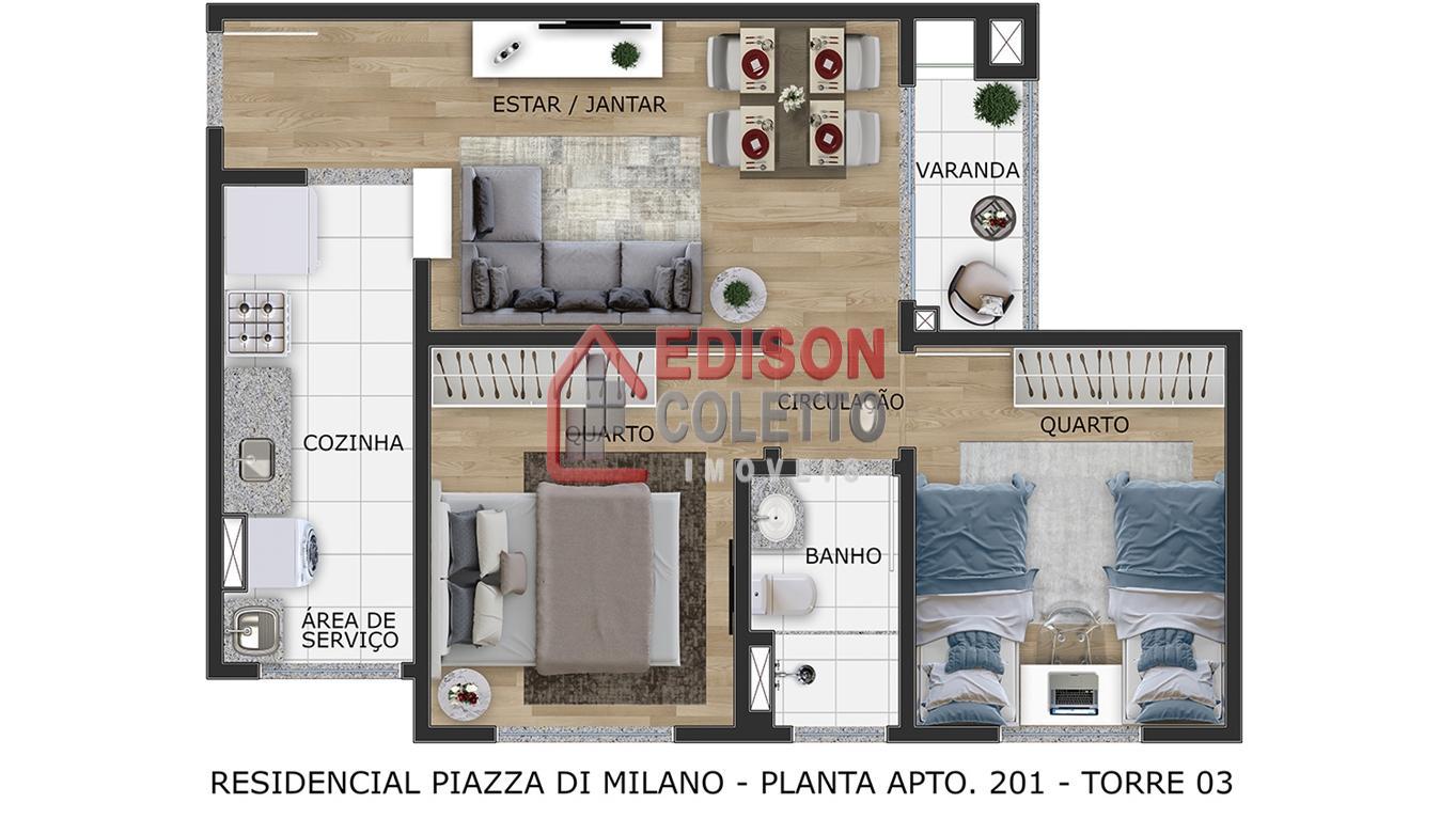 Apartamento, 2 quartos, 48 m² - Foto 27