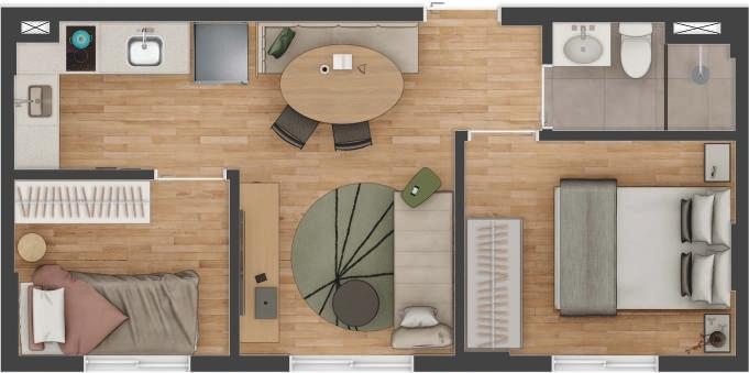 Apartamento, 2 quartos, 37 m² - Foto 21