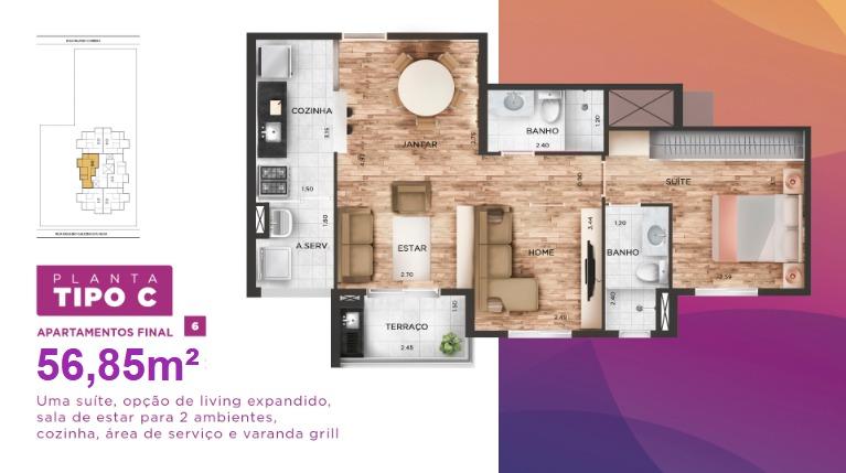 Apartamento à venda na freguesia do ó