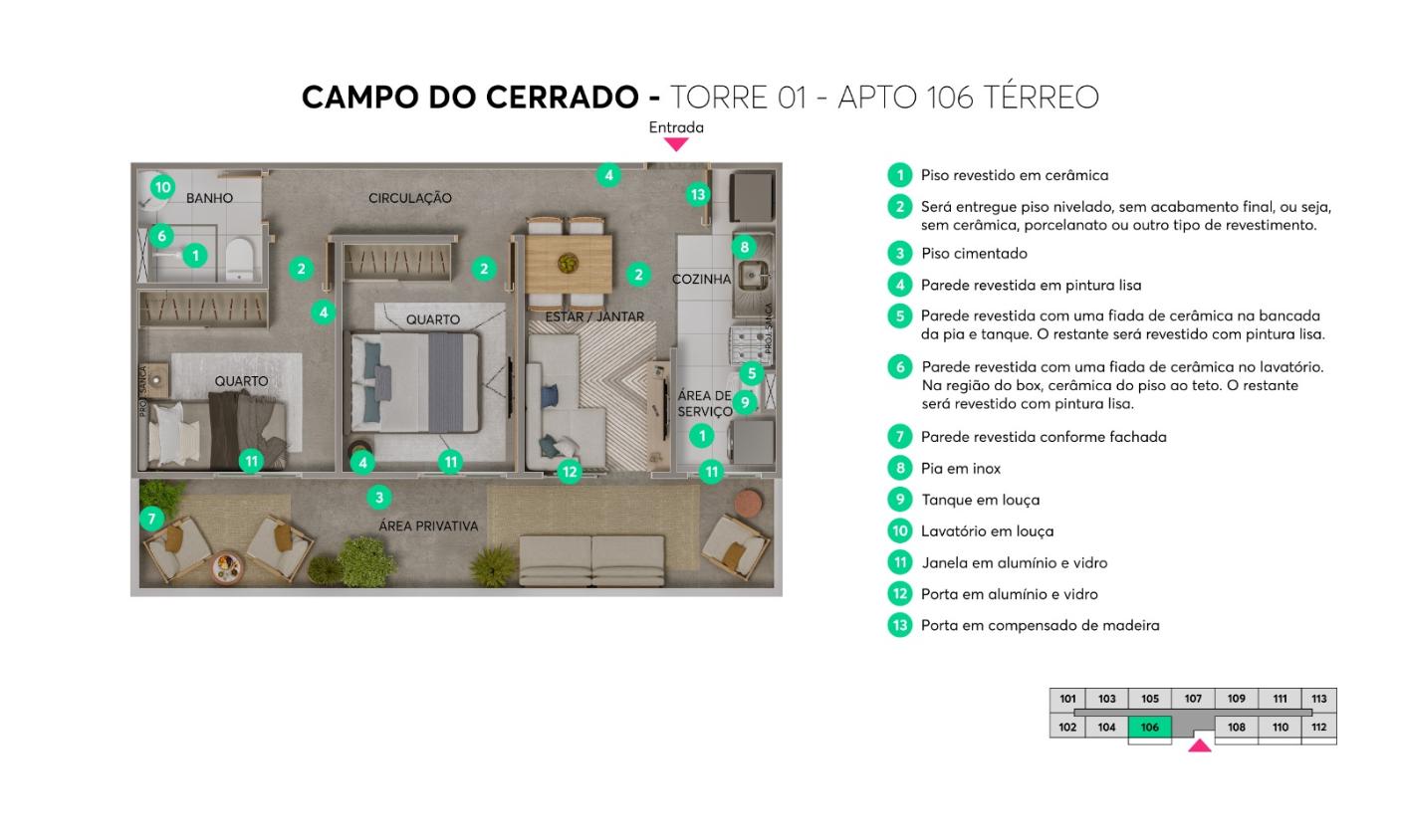Apartamento, 2 quartos, 38 m² - Foto 12